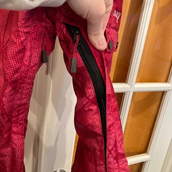 Orage dark pink snow board or ski pants, size 7 kids, GUC - Picture 5 of 15